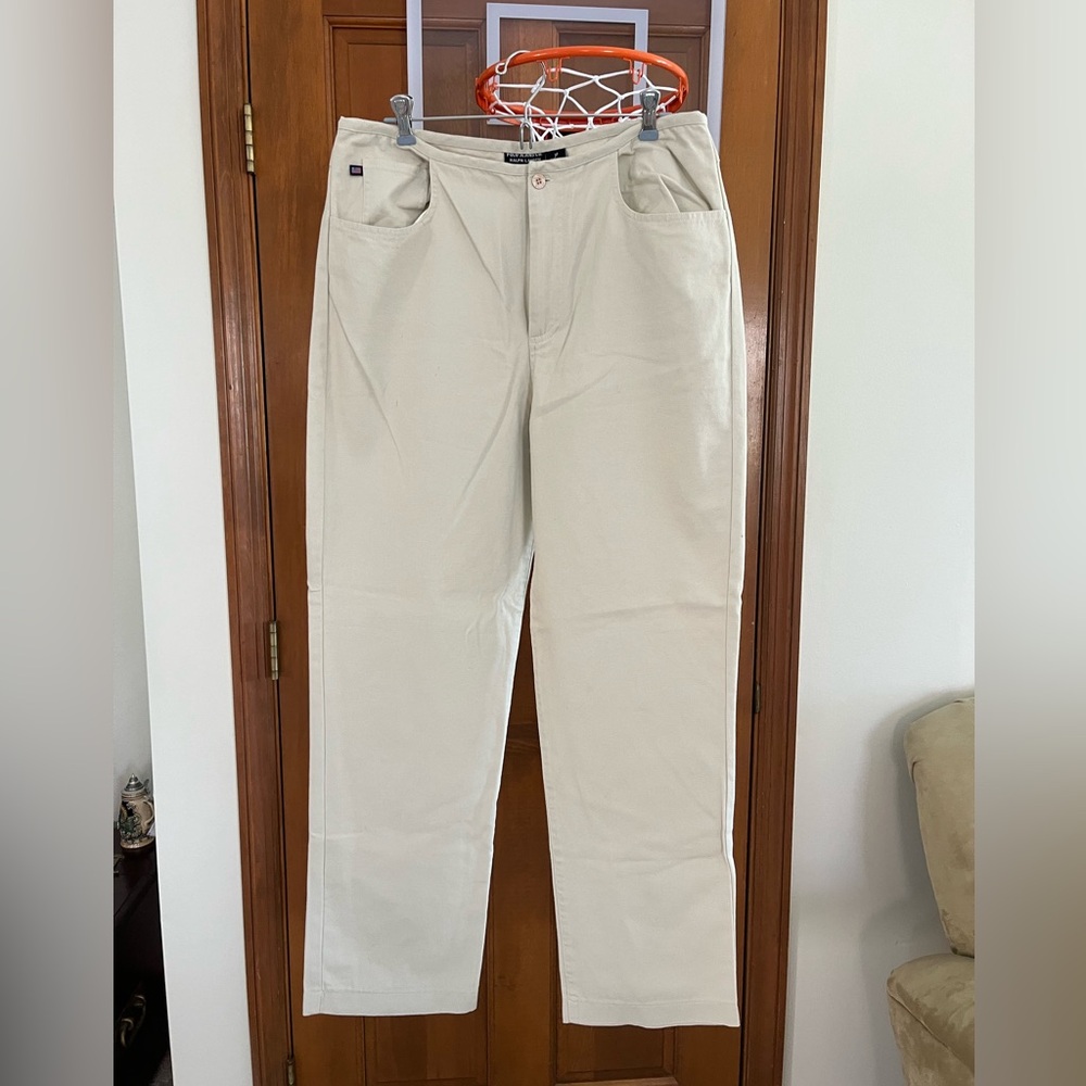 NEW with Tags: Size 14 - Polo Ralph Lauren - beige cotton pants